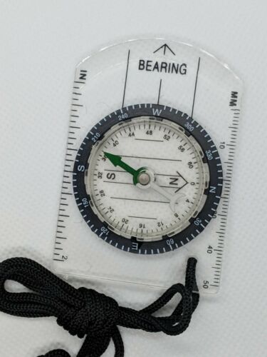 Liquid Filled Compass for survival hunting fishing EDC Prepper bugout bag