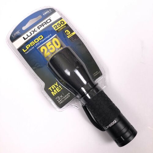 LUXPRO LP500 LED Pocket Flashlight - 250 Lumens Includes Batteries New