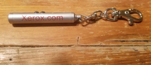 Xerox Laser Pointer LED Mini Flashlight Light Key Chain