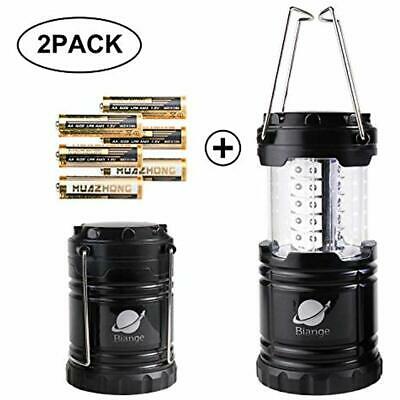 Portable Outdoor LED Camping Lantern 2 Pack - Gear Equipment For Hiking, Storms