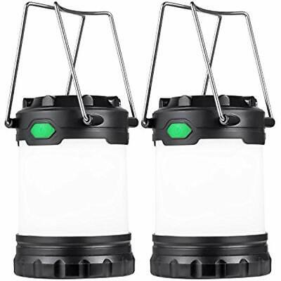 2 Pack Camping Lantern With White Light,Warm And Mixture Portable Outdoor By AAA