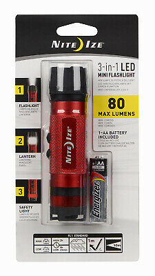 NITE IZE INC RED 3In1 LED Flashlight NL1A-10-R7