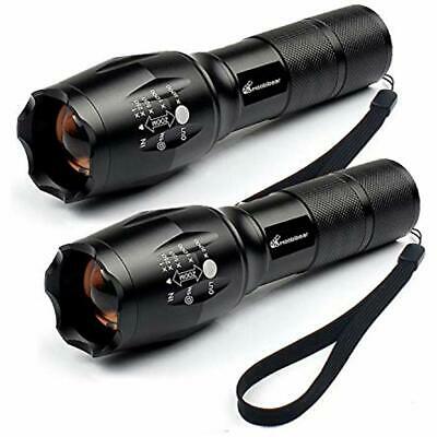 LED 3AAA Zoomable Flashlights - 800lm Ultra Bright Handheld 18650 Flashlight, 2