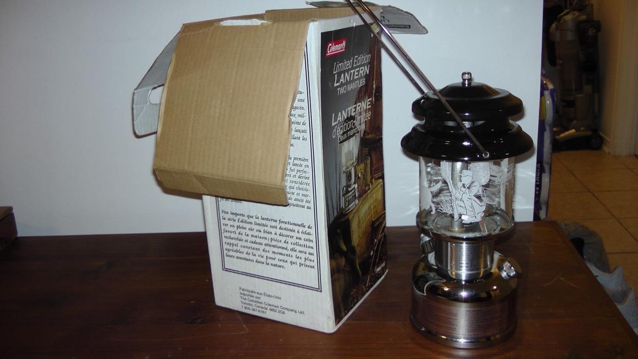 Vintage Coleman Lantern Limited Edition 1995 S/N 03921 Double Mantle with Box