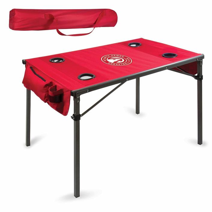 NEW NBA Atlanta Hawks Portable Soft Top Sports Travel Table