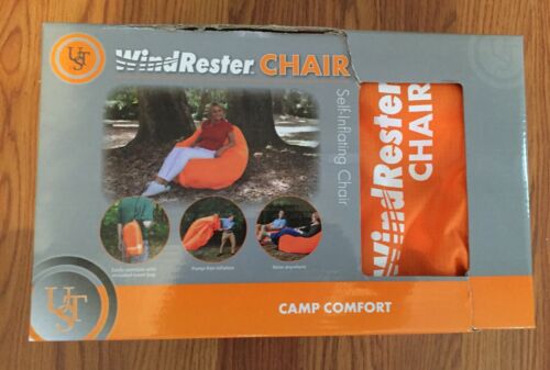 WindRester Self-Inflating Chair Camp Comfort Outdoor inflatable Lounger Rest