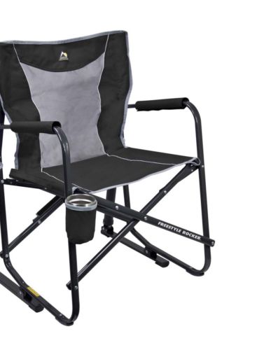 GCI Outdoor Freestyle Rocker Mesh Chair - Pewter Gray