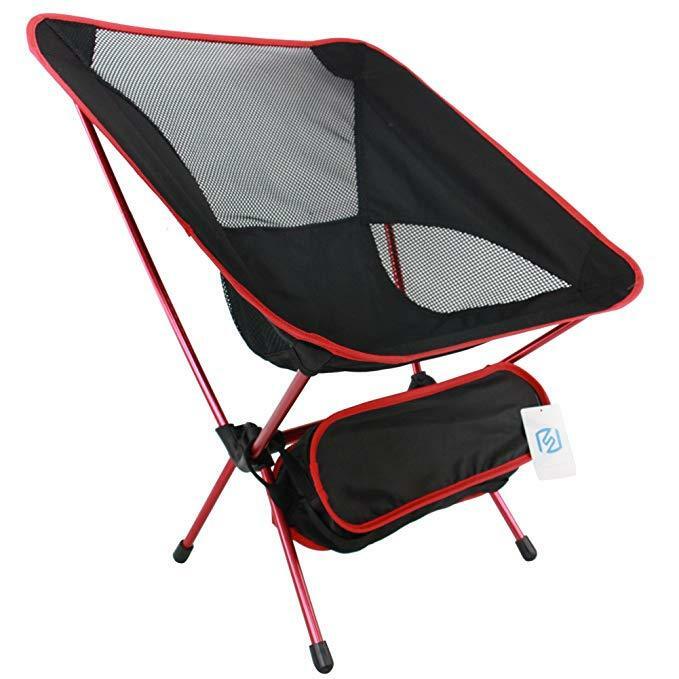 Portable Lightweight Foldable Camping Chair Outdoor Hiking Backpacking with Bag
