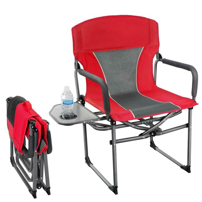 Member's Mark Portable Director's Chair,Red,New-Free Shipping