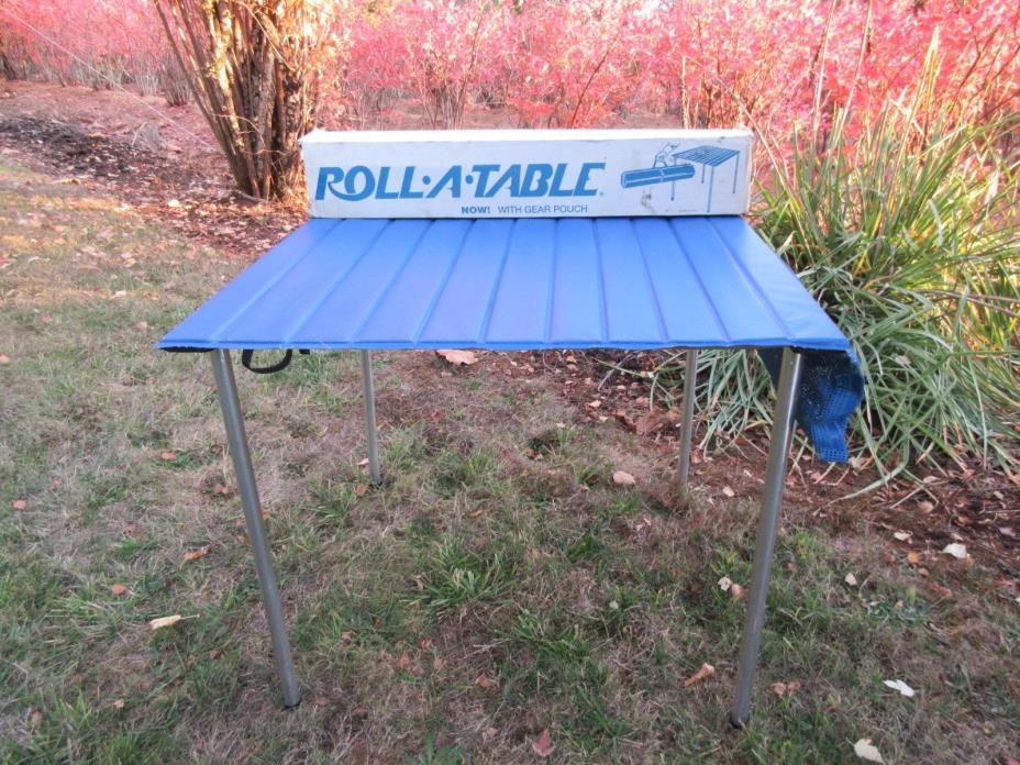 Roll-a-Table with Gear Pouch Made in USA in Box Hunting Camping Tailgate Party