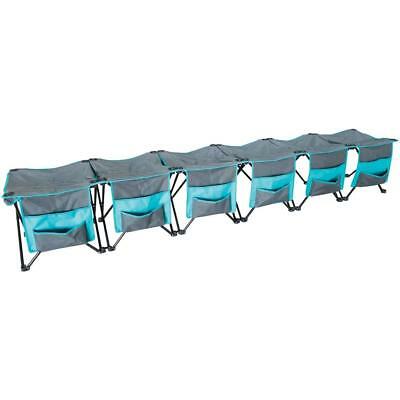 Creative Outdoor Distributor 6-person Curved Folding Bench