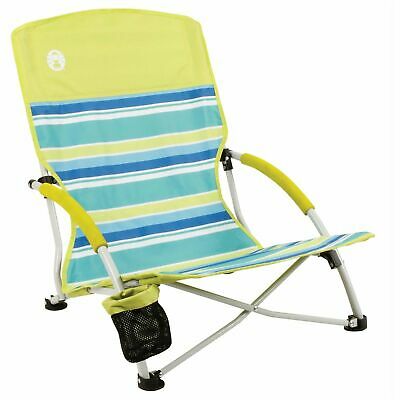 Coleman Beach Deluxe Low Sling Chair Citrus