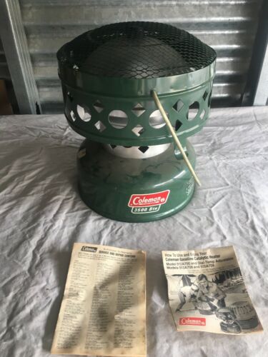 Vintage Coleman Catalytic Heater Model 512A, 3500 BTU, 1975 NEW! Never Used!