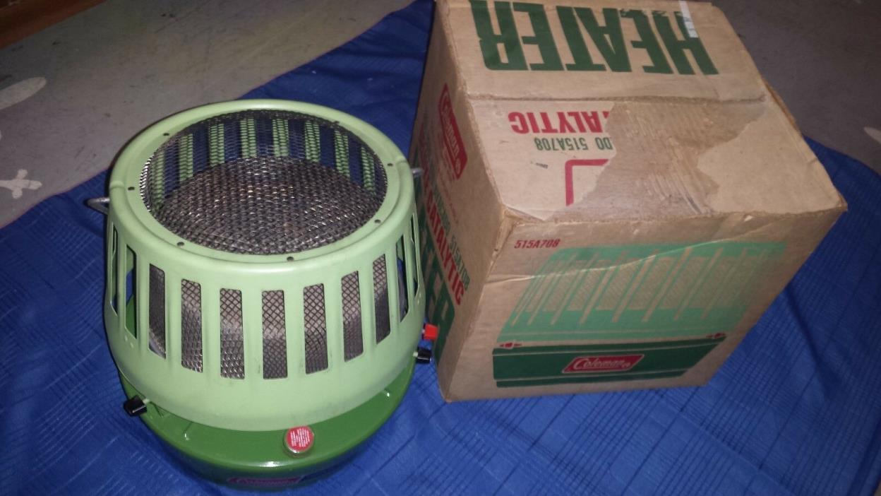 vtg Coleman Catalytic 5000 BTU Heater Model  515 A 708  SHIPPING INCLUDED