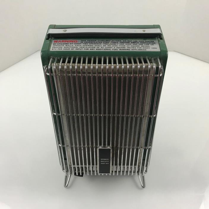 Vintage Coleman Catalytic Propane Heater #5445F131 2000-4000 BTU 5.F2