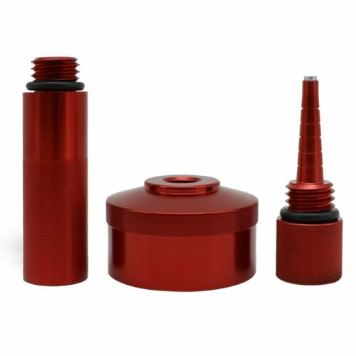 Red Run Gas Cap,Mess Free Oil Change Funnel Magnetic Oil Dipstick for Honda
