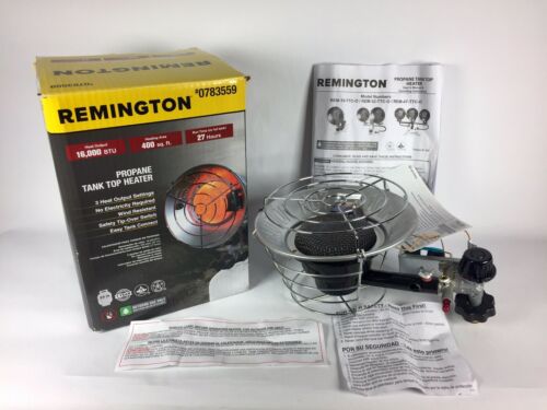 Remington Propane Tank Top Heater REM-16-TTC-O 16000 BTU Outdoor New InOpen Box