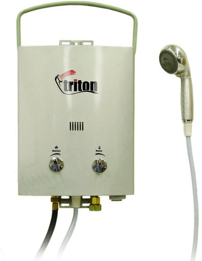 Portable Water Heater, Adjustable Heat & Water Flow Outdoor Heating Accessor