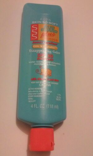 AVON SSS BUG GUARD INSECT REPELLENT Cool 'N Fabulous Disappearing Color SPF 30