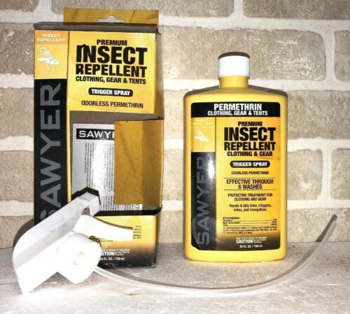 Sawyer SP657 Premium Permethrin Clothing Insect Repellent 24-oz Spray Pump USA