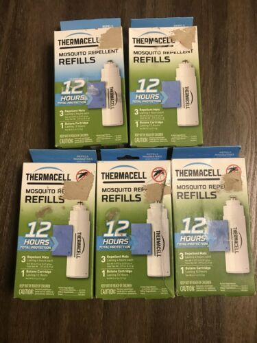 Thermacell Mosquito Refills - 3 Repellent Mats and 1 Butane Cartridge