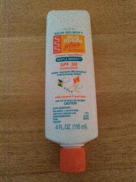 Avon Skin So Soft Bug Guard Plus IR3535 Insect repellent SPF30 sunscreen lotion