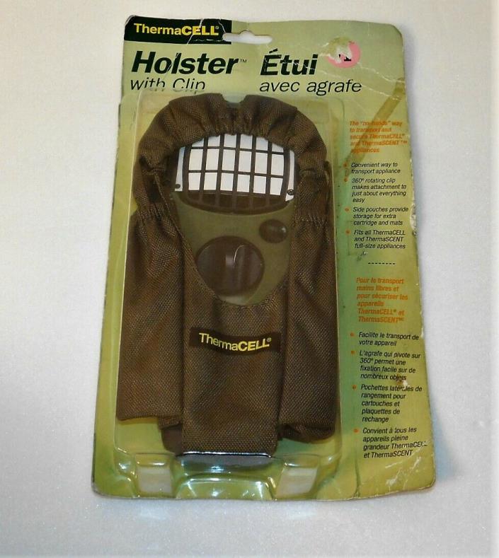 THERMACELL Mosquito Repeller Holster with Clip, Color: Olive, MR-HJ