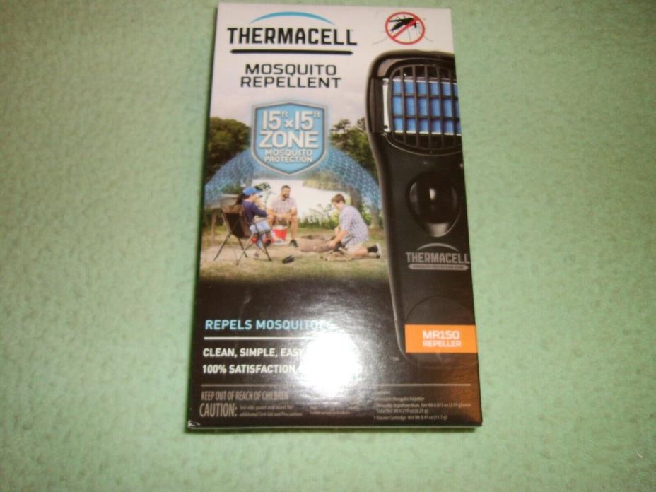 Thermacell MR150 Portable Outdoor Patio 15' Zone Insect Mosquito Repeller, Gray