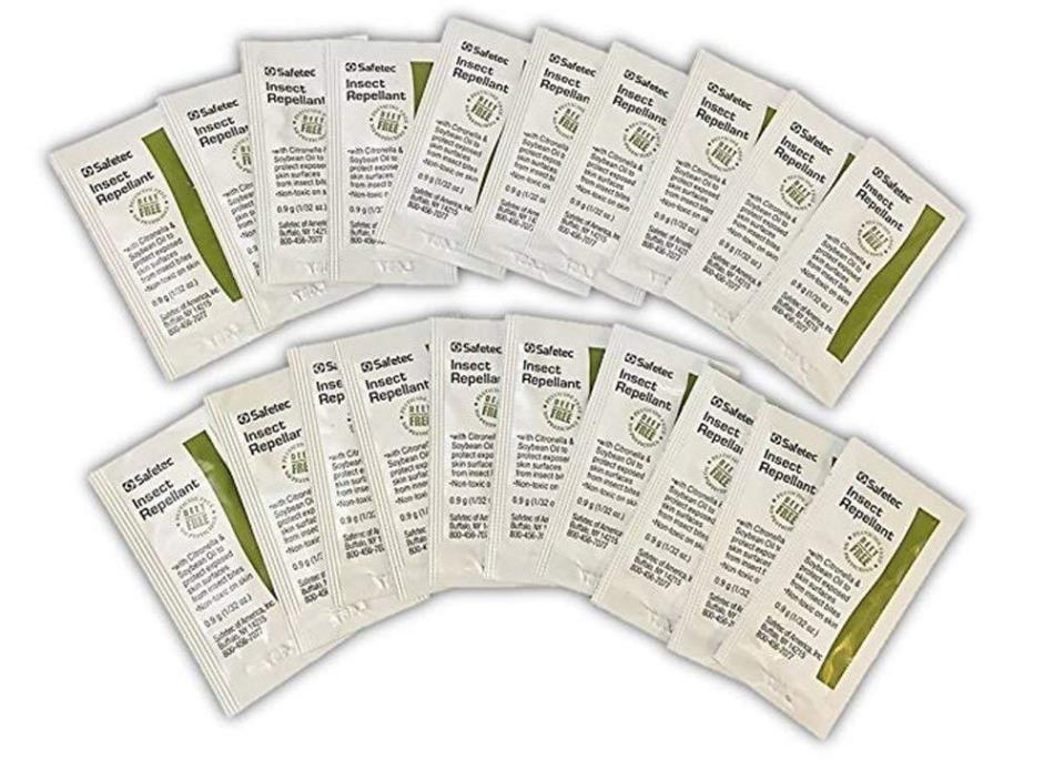 Insect Repellant Packets, Natural DEET-FREE - 100 Packs