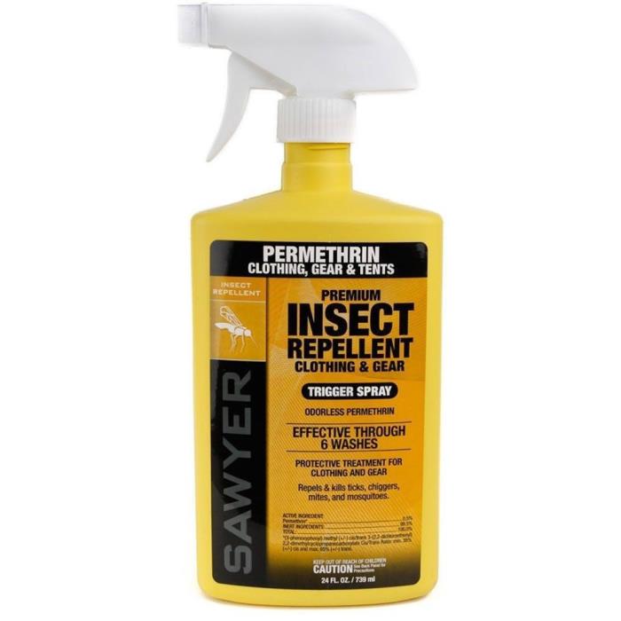 Sawyer Products Premium Permethrin Clothing Insect Repellent 24 oz - FREE SHIPPI