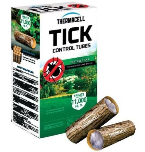Thermacell 12 Count Tick Control Tubes Safe for Kids Pets 11,000 Square Feet NIB