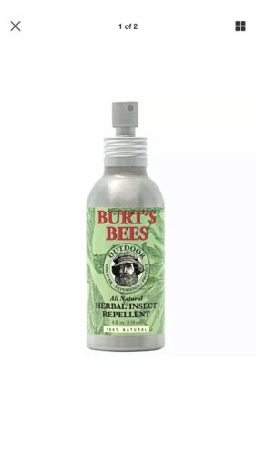 BURT'S BEES ALL NATURAL OUTDOOR HERBAL INSECT REPELLENT 4 OZ