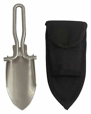 Rothco Stainless Steel Folding Shovel with Sheath