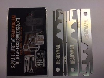 Readyman RYM03  AR tune-up Card stainless steel brand new