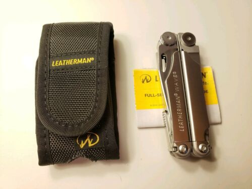 Leatherman Wave Multi Tool, 17 tools, with Nylon sheath 830040 NEW, no box