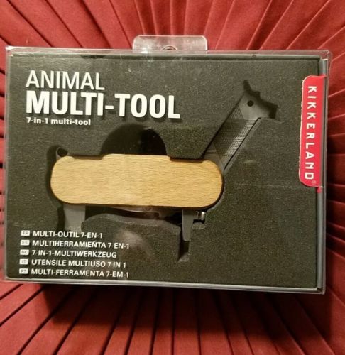 Kikkerland Animal Multi Tool Key Chain 7-in-1 mini multi-tool BRAND NEW SEALED??