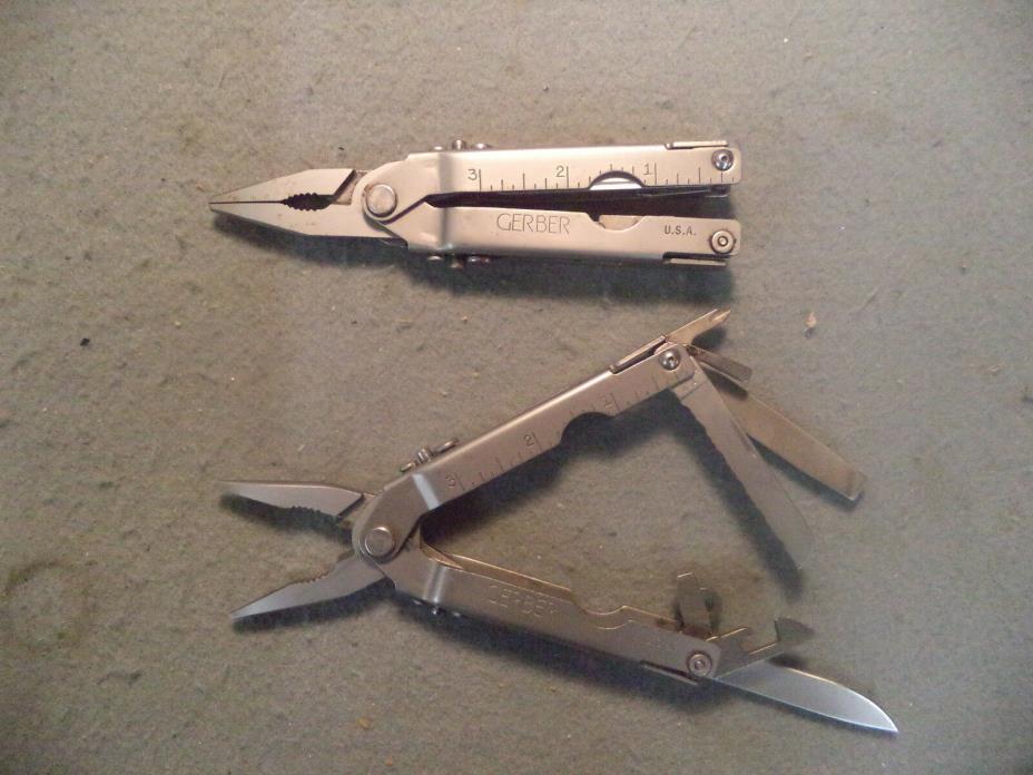 GERBER MP400 STAINLESS STEEL MULTITOOL TSA CONFISCATED non Locking