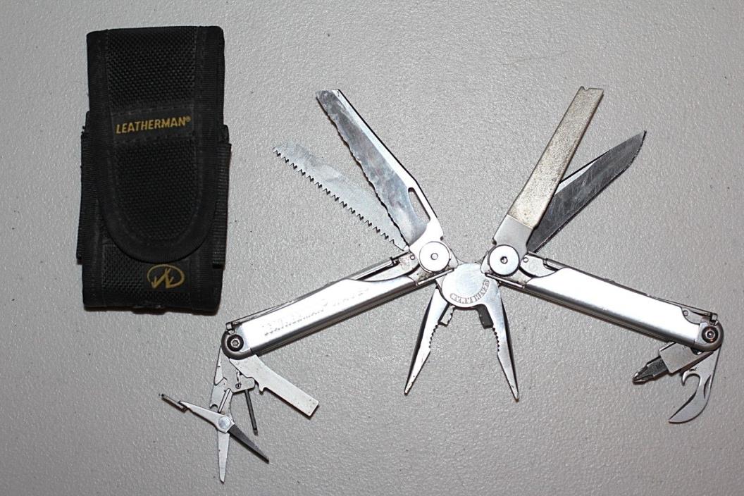 Leatherman Wave Multi Tool + Case, blade tip bent   (UDL130)