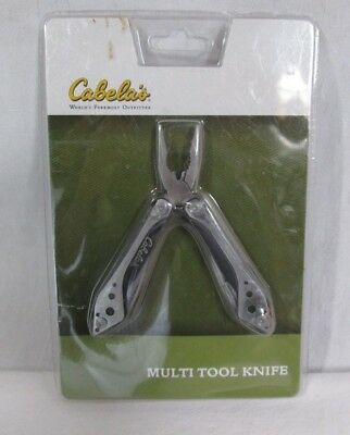 Cabela's Multi Tool Knife, Silver, NIP