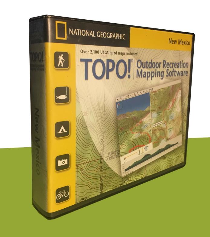 TOPO! National Geographic Topographic Maps New Mexico (CD) Ver. 4.2 - Used