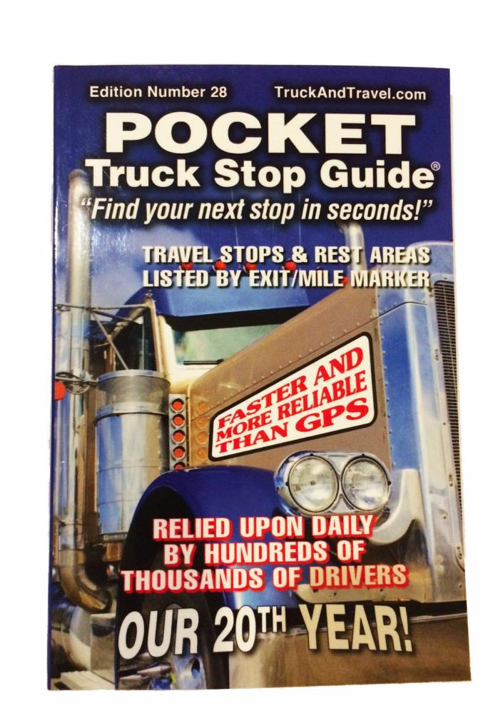 RoadLife Publications Pocket Truck Stop Guide for Truck/Rest Stops Edition #28