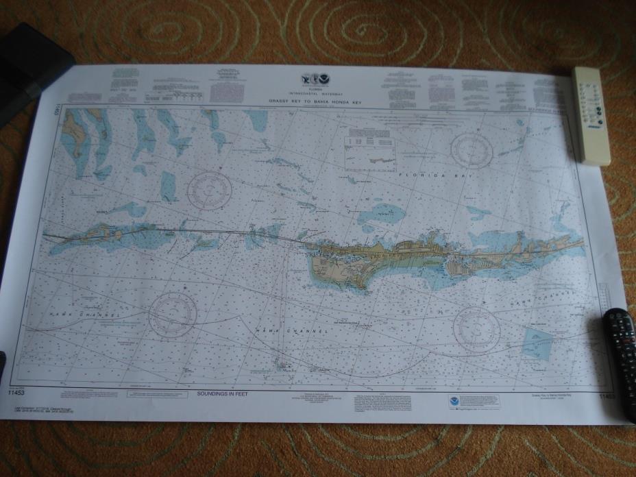 NOAA Nautical Chart 11453: Florida Keys Grassy Key to Bahia Honda Key