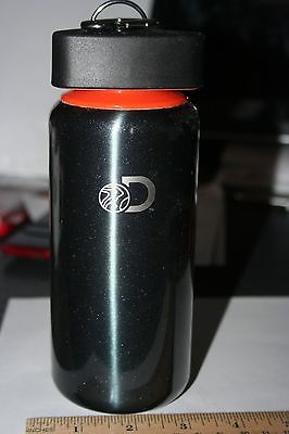 Drink Holder with Clip/Great for Hiking-Preowned/Black w/Orange Trim