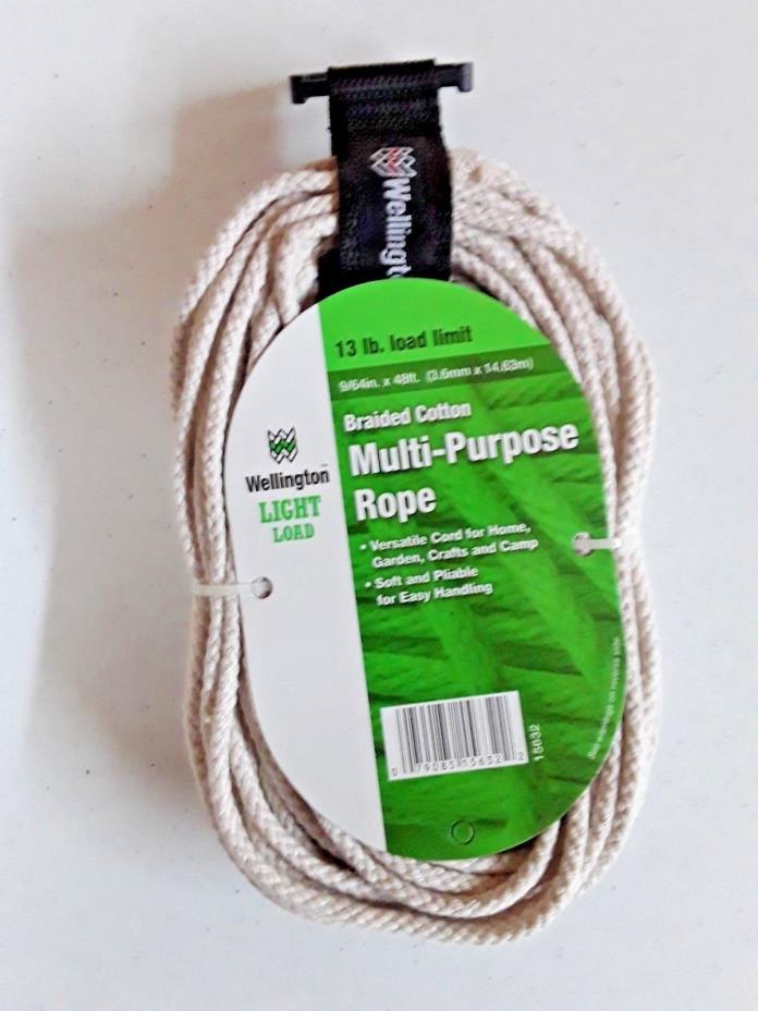 Wellington 15632 Cotton Braid Multi-Purpose Rope