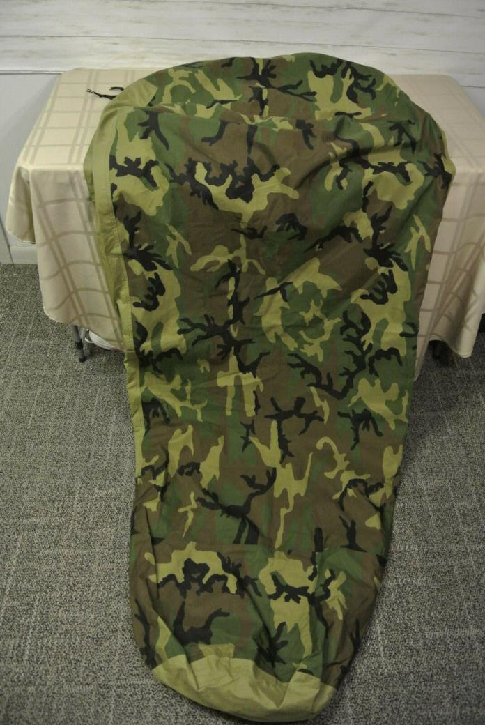 US MILITARY GORE-TEX BIVY Waterproof Sleeping Bag Cover Woodland Camo Tennier