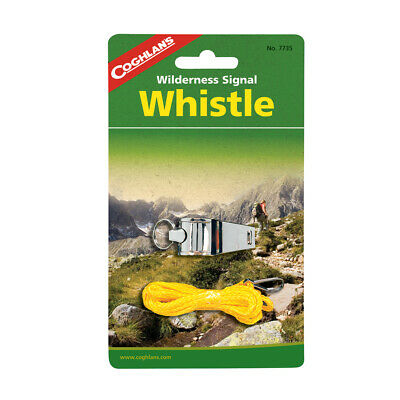 Coghlan's Wilderness Signal Metal Whistle Camping 7735