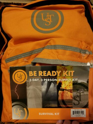 Ultimate Survival Technologies Be Ready Kit, Orange 3 day, 3 person supply kit