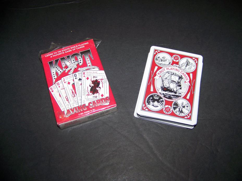 KNOT Playing Cards - Learn to tie over 50 rope knots while playing cards
