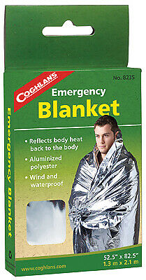 COGHLANS LTD 84 x 52-Inch Campers Emergency Blanket 8235