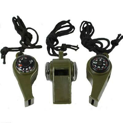 1 pc Multifunction 3in1  - Whistle,Compass,Thermometer